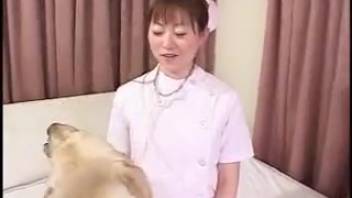 Dirty Asian women are screwing their hot dogs