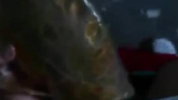 Dude fucks a dead fish to show how big of an alpha he is